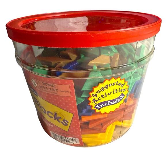 Learning Resources Pattern Blocks Tangram Shapes Teacher Tools 249 Plastic Piece - Picture 6 of 12